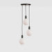 Triple Pendant in Graphite + Sphere IV - Sweatfully