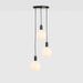 Triple Pendant in Graphite + Sphere IV - Sweatfully