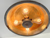 Antique FARMHOUSE GRANITEWARE Pan Ceiling Light - Sweatfully