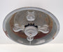 Antique FARMHOUSE GRANITEWARE Pan Ceiling Light - Sweatfully