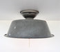 Antique FARMHOUSE GRANITEWARE Pan Ceiling Light - Sweatfully