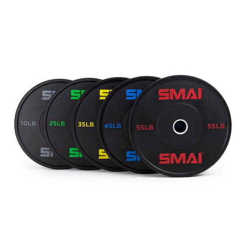 HD Bumper Plates Set - 340lb Mixed - Sweatfully