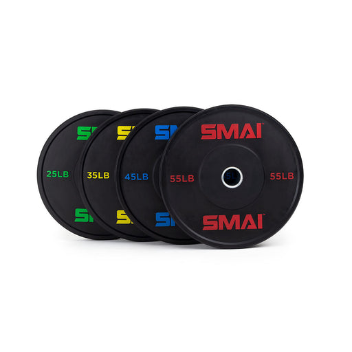 HD Bumper Plates Set - 320lb Mixed - Sweatfully