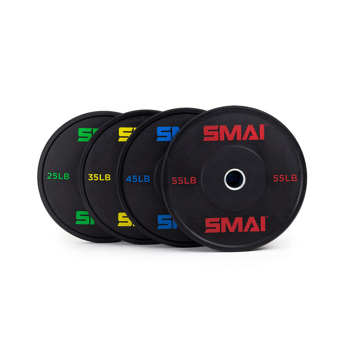 HD Bumper Plates Set - 320lb Mixed - Sweatfully