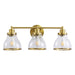 Hermosa Modern 3-Light Bathroom Vanity Light - Sweatfully