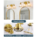 Hermosa Modern 3-Light Bathroom Vanity Light - Sweatfully