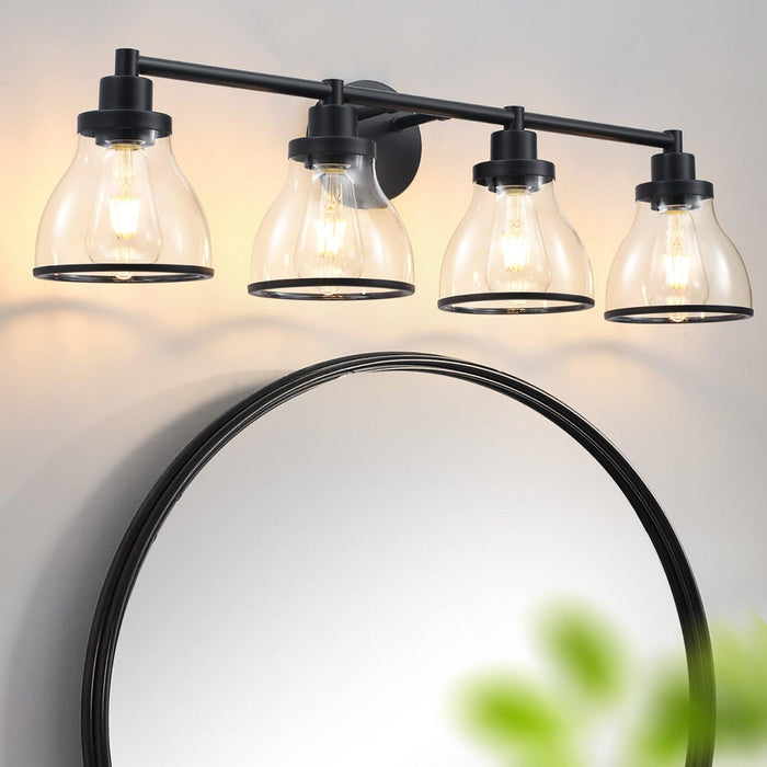 Hermosa Modern 4-Light Bathroom Vanity Light - Sweatfully