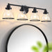 Hermosa Modern 4-Light Bathroom Vanity Light - Sweatfully