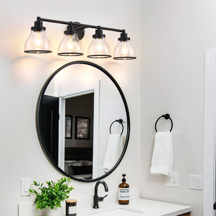 Hermosa Modern 4-Light Bathroom Vanity Light - Sweatfully