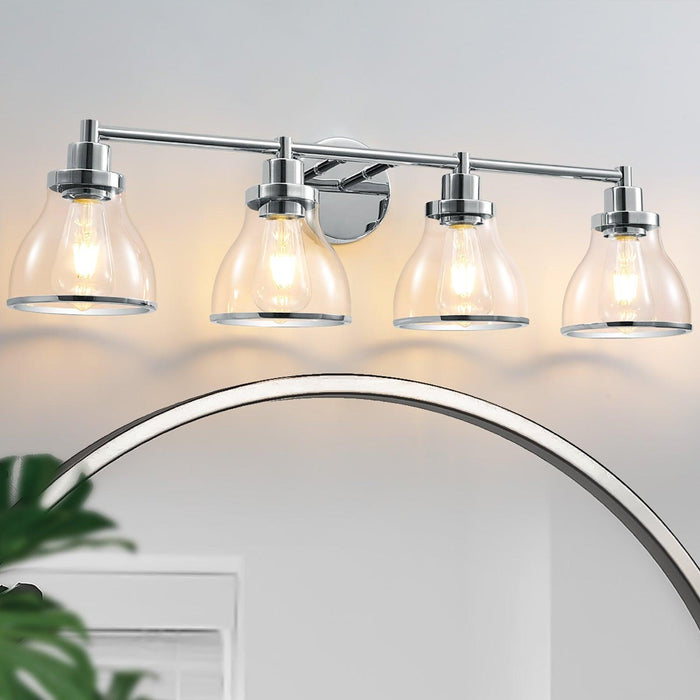 Hermosa Modern 4-Light Bathroom Vanity Light - Sweatfully