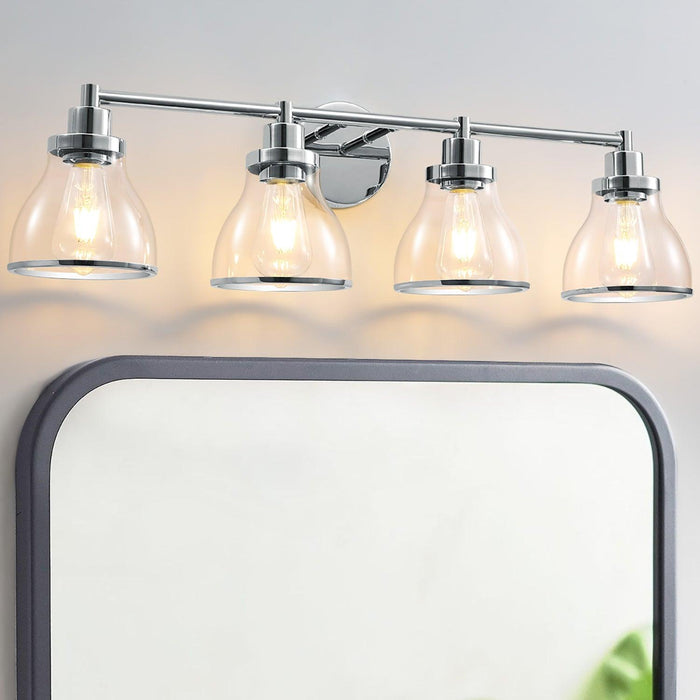 Hermosa Modern 4-Light Bathroom Vanity Light - Sweatfully