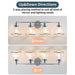 Hermosa Modern 4-Light Bathroom Vanity Light - Sweatfully