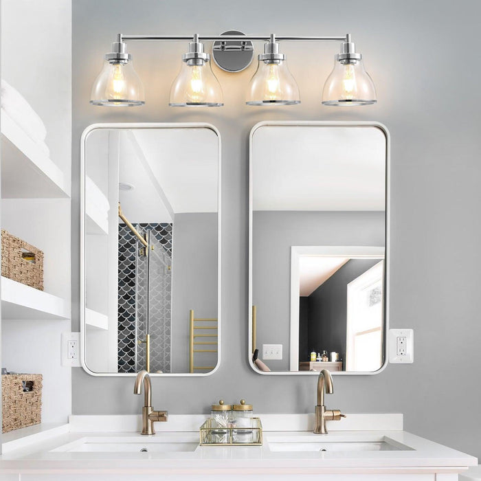 Hermosa Modern 4-Light Bathroom Vanity Light - Sweatfully