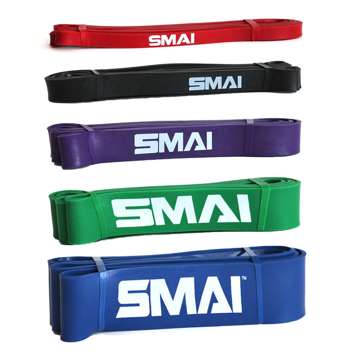 Rubber Resistance Bands - Set of 5 - Sweatfully