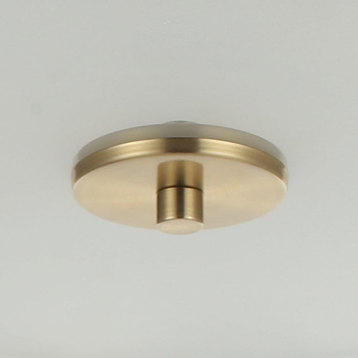 14 Inch Modern 3-Light Golden Flush Mount Ceiling Lighting - Sweatfully