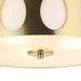 14 Inch Modern 3-Light Golden Flush Mount Ceiling Lighting - Sweatfully