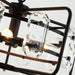 4-Light Golden or Black Modern Crystal Island Pendant Light - Sweatfully