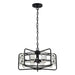 4-Light Golden or Black Modern Crystal Island Pendant Light - Sweatfully