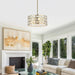 13 Inch Modern Golden 3-Light Island Pendant Lighting for Living Room - Sweatfully