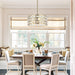 13 Inch Modern Golden 3-Light Island Pendant Lighting for Living Room - Sweatfully