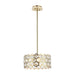 13 Inch Modern Golden 3-Light Island Pendant Lighting for Living Room - Sweatfully