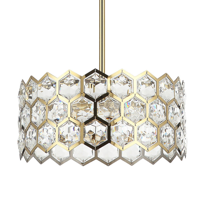 13 Inch Modern Golden 3-Light Island Pendant Lighting for Living Room - Sweatfully