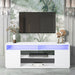 Modern 68 Inch TV Stand Media Console with LED Lights for Living Room - Sweatfully