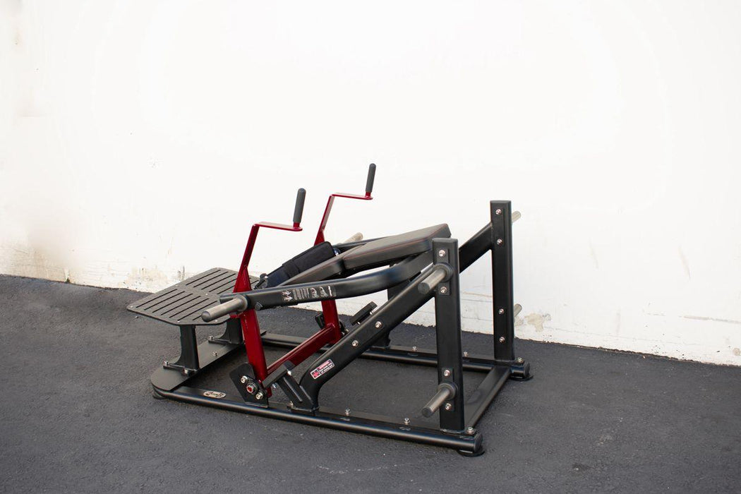 Pro Strength Hip Thruster - Muscle D Fitness - Plate Loaded Glute Drive - Sweatfully