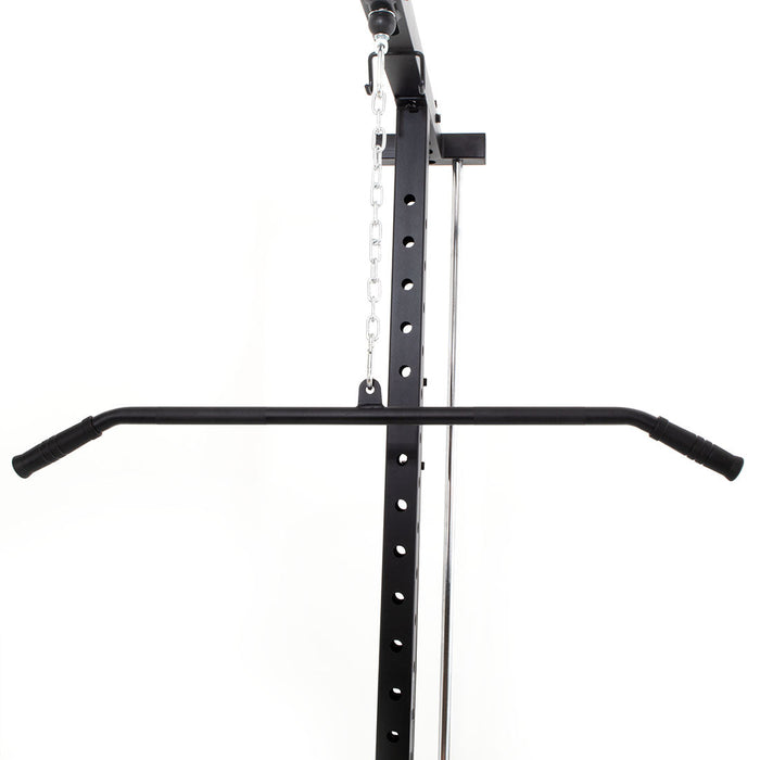 Half Power Rack With Cable Machine Lateral Pull Down / Rower - Sweatfully