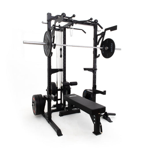Half Power Rack Cable Weightlifting Package - Sweatfully