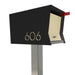 The Original Retrobox in JET BLACK - Modern Mailbox - Sweatfully