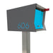 The Original Retrobox in DESIGNER GREY - Modern Mailbox - Sweatfully