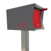 The Original Retrobox in DESIGNER GREY - Modern Mailbox - Sweatfully
