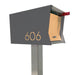 The Original Retrobox in DESIGNER GREY - Modern Mailbox - Sweatfully
