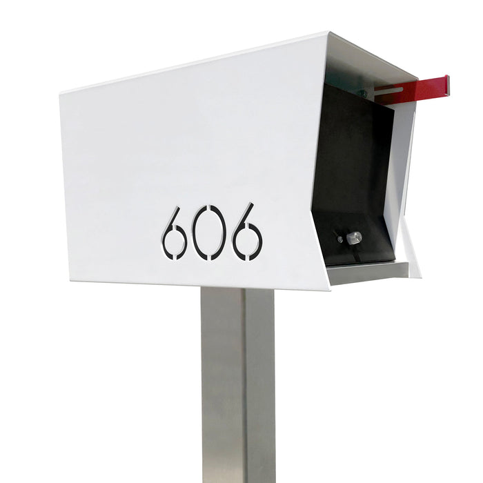The Original Retrobox in ARCTIC WHITE - Modern Mailbox - Sweatfully
