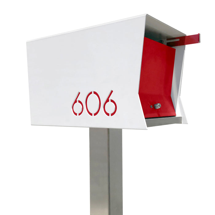 The Original Retrobox in ARCTIC WHITE - Modern Mailbox - Sweatfully