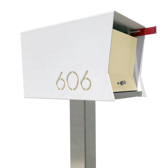 The Original Retrobox in ARCTIC WHITE - Modern Mailbox - Sweatfully