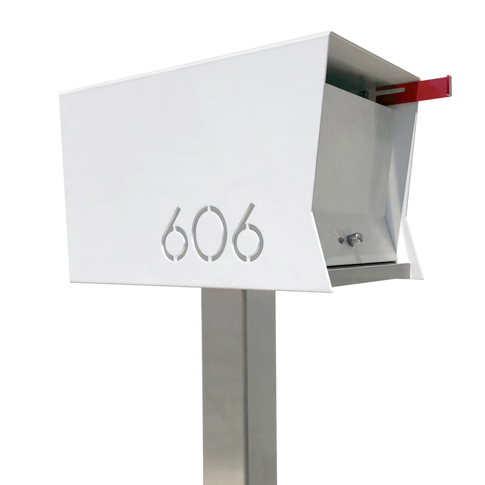 The Original Retrobox in ARCTIC WHITE - Modern Mailbox - Sweatfully