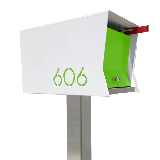 The Original Retrobox in ARCTIC WHITE - Modern Mailbox - Sweatfully