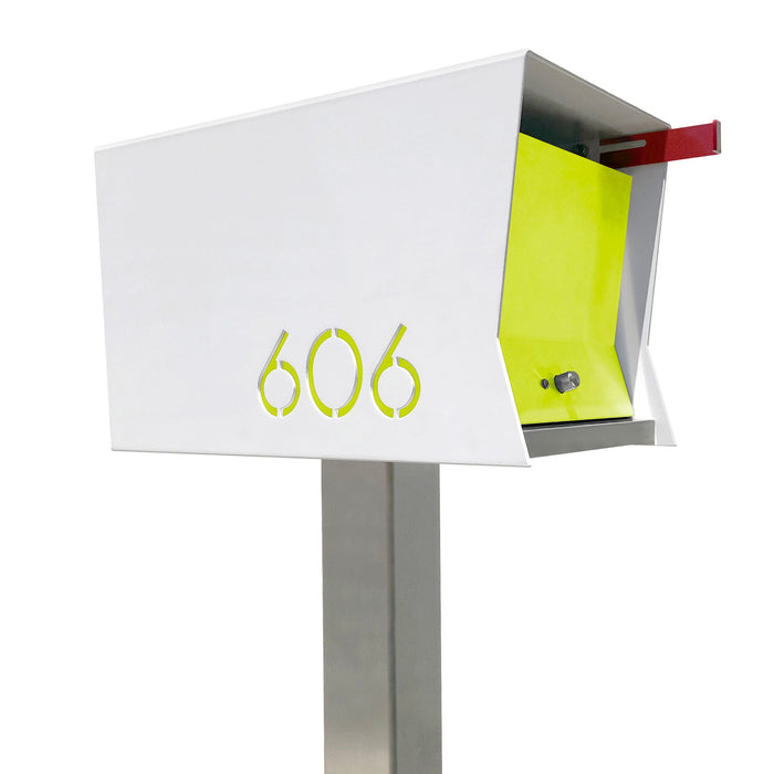 The Original Retrobox in ARCTIC WHITE - Modern Mailbox - Sweatfully