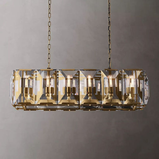 Crystal Luxury Rectangular Chandelier - Sweatfully