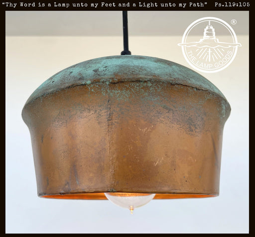 HANDCRAFTED Copper Pendant Light Fixture - Sweatfully