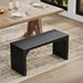 Hausvita 35" Solid Wood Pine Wooden Bench - Sweatfully