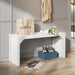 Hausvita 35" Solid Wood Pine Wooden Bench - Sweatfully