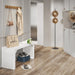 Hausvita 35" Solid Wood Pine Wooden Bench - Sweatfully