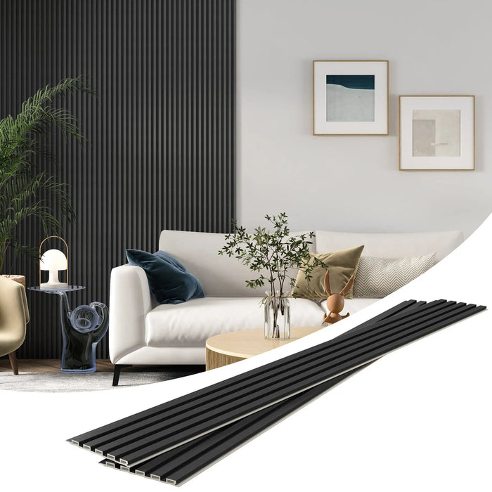 Hausvita 48 x 6 inch WPC Slat Wall Panel (16 Pack) - Sweatfully