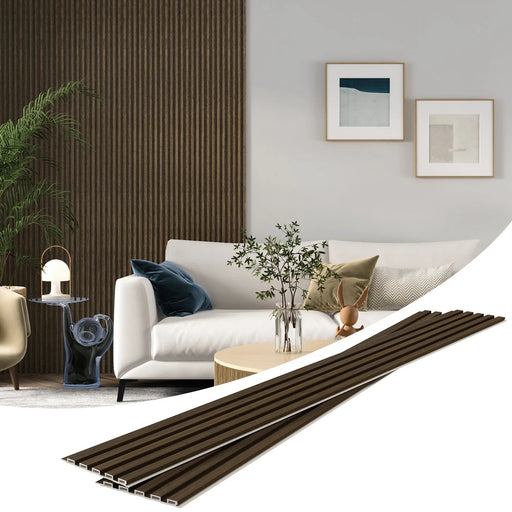 Hausvita 48 x 6 inch WPC Slat Wall Panel (16 Pack) - Sweatfully