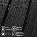 Hausvita 48 x 6 inch WPC Slat Wall Panel (16 Pack) - Sweatfully
