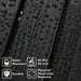 Hausvita 48 x 6 inch WPC Slat Wall Panel (16 Pack) - Sweatfully