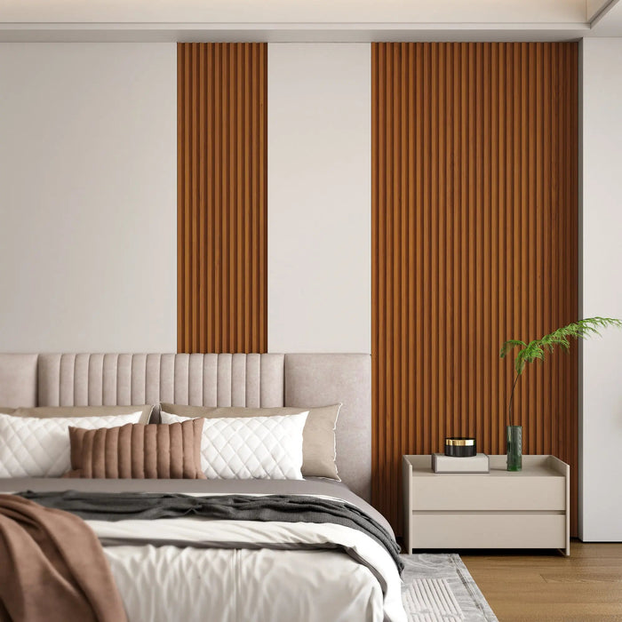Hausvita 48 x 6 inch WPC Slat Wall Panel (16 Pack) - Sweatfully